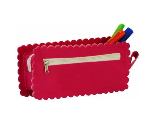 Пенал Cool For School 1 відділення Рожевий (J-2609-pink)