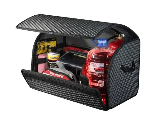 Сумка-органайзер EVAtech M-PRO 32x50x30 см. Сота сіра з чорним кантом (BS13642OM3SGB)