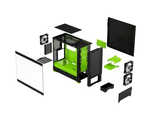 Корпус Fractal Design Pop Air RGB Green Core TG (FD-C-POR1A-04)