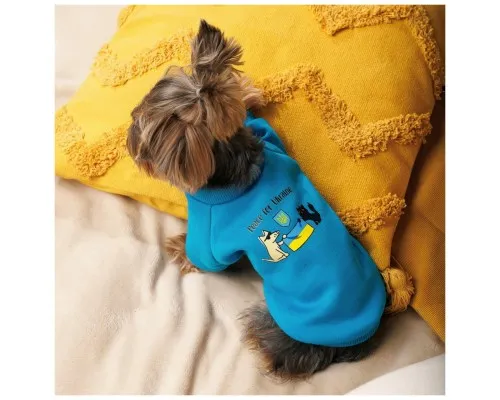 Толстовка для тварин Pet Fashion "Peace for Ukraine" XS блакитна (4823082432608)