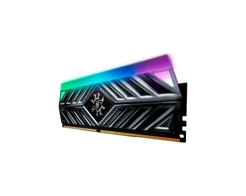 Модуль пам'яті для комп'ютера DDR4 8GB 3600 MHz XPG Spectrix D41 RGB Tungsten Gray ADATA (AX4U36008G18I-ST41)