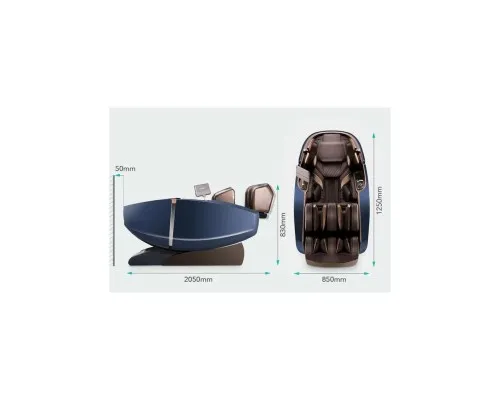 Масажне крісло NAIPO MGC-8900(Blue)