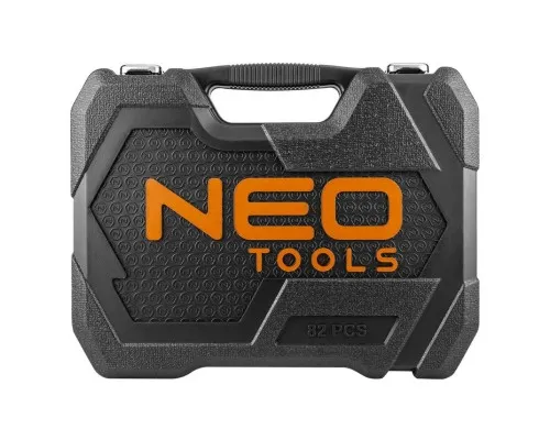 Набор инструментов Neo Tools 82шт, 1/2", 1/4", CrV, eco кейс (10-058)