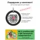 Нашийник для тварин WAUDOG Nylon з QR паспортом "Авокадо на рожевому" пластиковий фастекс М (281-4051)