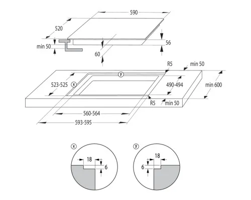 Варочная поверхность Gorenje GI6401BSCE