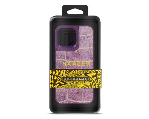 Чохол до мобільного телефона Harder Crocosaur Apple iPhone 15 Pro Max Purple (ARM76710)