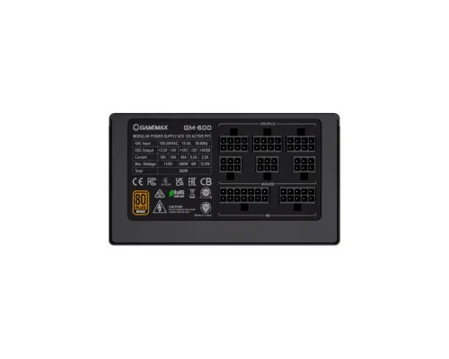 Блок живлення Gamemax 600W GM-600 Modular (GM-600 Modular)