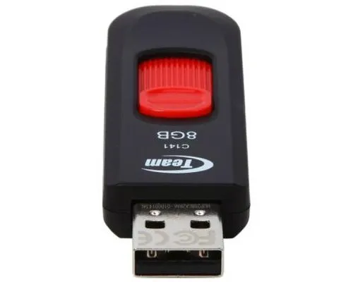 USB флеш накопитель Team 8GB C141 Red USB 2.0 (TC1418GR01)