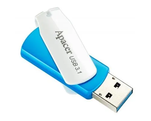 USB флеш накопитель Apacer 64GB AH357 Blue USB 3.1 (AP64GAH357U-1)
