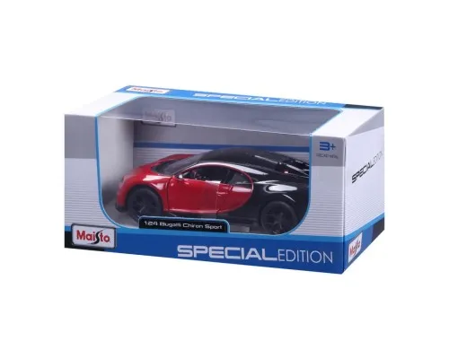 Машина Maisto Bugatti Chiron Sport (1:24) (31524 black/red)