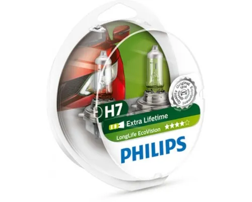 Автолампа Philips галогенова 55W (12972 LLECO S2)