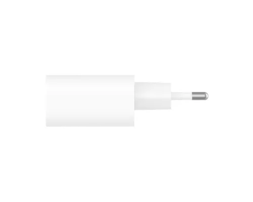 Зарядний пристрій Belkin Home Charger 25W Power PD PPS USB-C, white (WCA004VFWH)