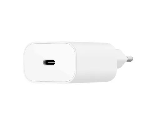 Зарядний пристрій Belkin Home Charger 25W Power PD PPS USB-C, white (WCA004VFWH)