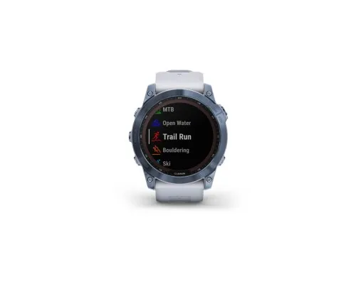 Смарт-часы Garmin fenix 7X Sapph Sol Mineral Blue, GPS (010-02541-15)