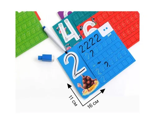 Обучающий набор Vladi Toys Игра с маркером Пиши и вытирай. Цифры и примеры VT5010-04 ( (VT5010-04)