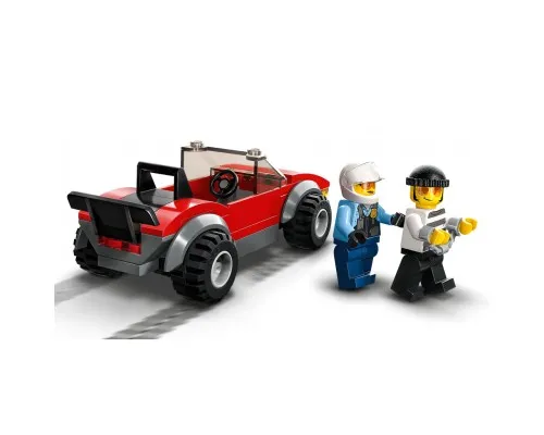 Конструктор LEGO City Преследование автомобиля на полицейском мотоцикле (60392)