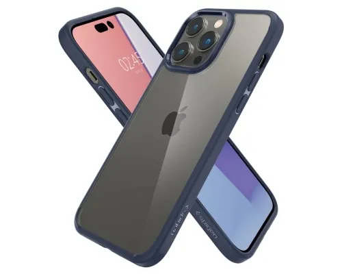 Чохол до мобільного телефона Spigen Apple iPhone 14 Pro Ultra Hybrid, Navy Blue (ACS04962)