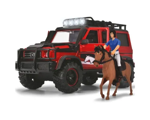 Игровой набор Dickie Toys Перевозка лошадей с внедорожником 42 см и фигурками (3837018)