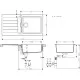 Мойка кухонная Hansgrohe S520-F480 (43358170)