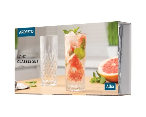 Набор стаканов Ardesto Alba 356 мл 3 шт (AR2635AB)