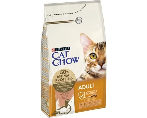 Сухой корм для кошек Purina Cat Chow Adult с уткой 1.5 кг (7613035394117)