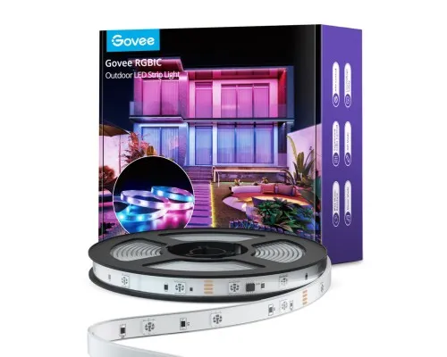 Світлодіодна стрічка Govee Phantasy Outdoor LED RGBIC Strip Lights 10м Білий (H61723D1)