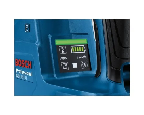 Перфоратор Bosch GBH 187-LI Professional 2*18 В 5 Ач, SDS-Plus, 2.4 Дж, 980 об/х (0.611.923.021)