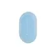 Коврик для ванной Stenson суперпоглощающий 50 х 80 см овальный светло-синий (R30940 l.blue)