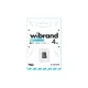 Карта пам'яті Wibrand 4GB mictoSD class 4 (WICDC4/4GB)