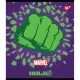 Тетрадь Yes А5 Marvel Hero Shields 18 листов клетка (765194)