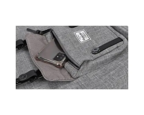 Рюкзак шкільний Bodachel Молодіжний Сірий (BS01-26-M)
