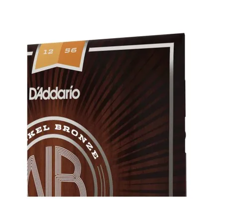 Струни для гітари D'Addario Nickel Bronze Light Top / Medium Bottom (12-56) (NB1256)
