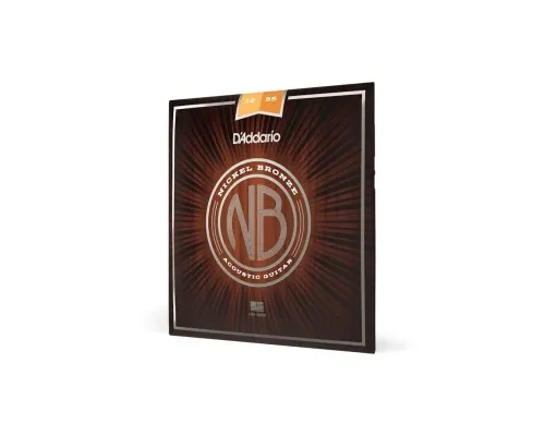 Струни для гітари D'Addario Nickel Bronze Light Top / Medium Bottom (12-56) (NB1256)