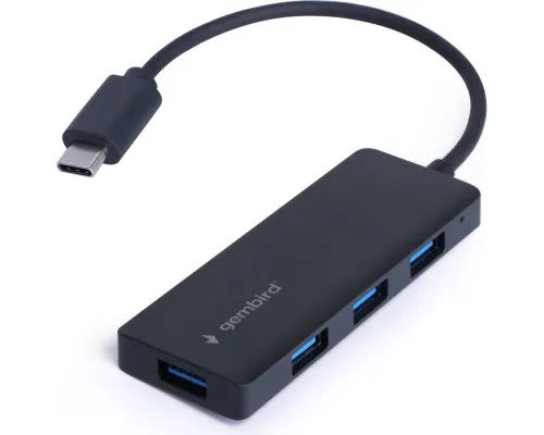 Концентратор Gembird USB-C UHB-U3P4-02 4xUSB3.1 (UHB-CM-U3P4-02)