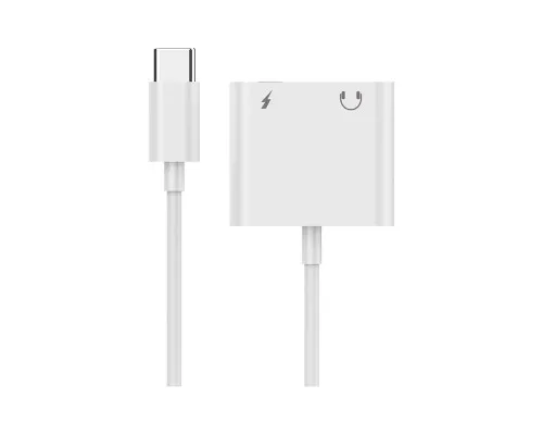 Адаптер USB-C to stereo audio 3.5 mm + USB-C power (CDLA) Cablexpert (A-CM-3.5FP-01)