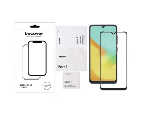 Скло захисне BeCover ZTE Blade A35/A55 Black (712313)
