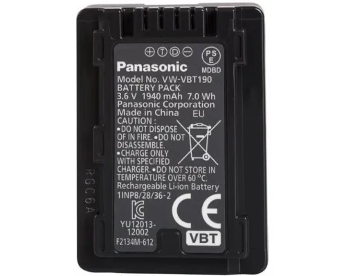 Аккумулятор к фото/видео Panasonic VW-VBT190E-K