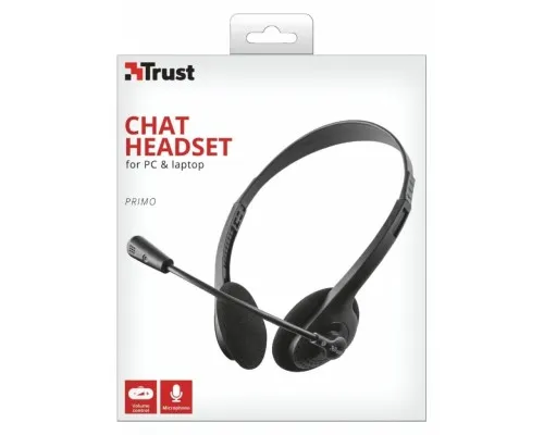 Наушники Trust Primo Chat 3.5mm BLACK (21665)