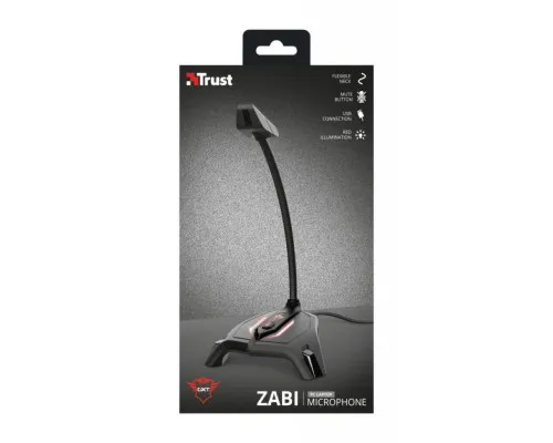 Мікрофон Trust GXT 215 Zabi LED-Illuminated USB Gaming Black (23800)