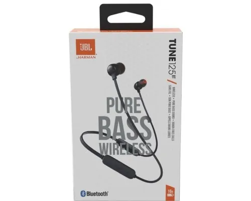 Навушники JBL Tune 125BT Black (JBLT125BTBLK)