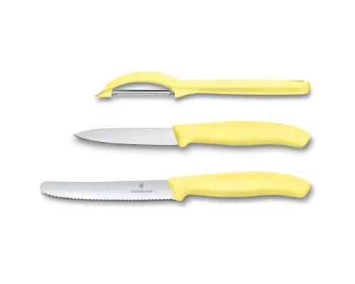 Набор ножей Victorinox SwissClassic Paring Set 3 шт Universal Yellow (6.7116.31L82)