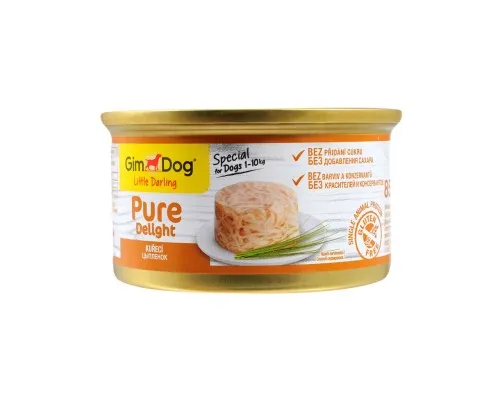 Консервы для собак GimDog LD Pure Delight с курицей 85 г (4002064513003)