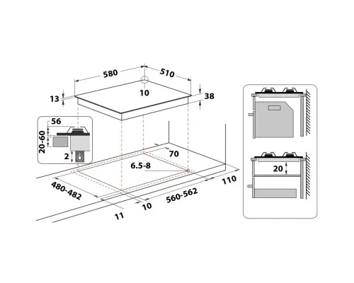 Варочна поверхня Whirlpool TKRL650IX