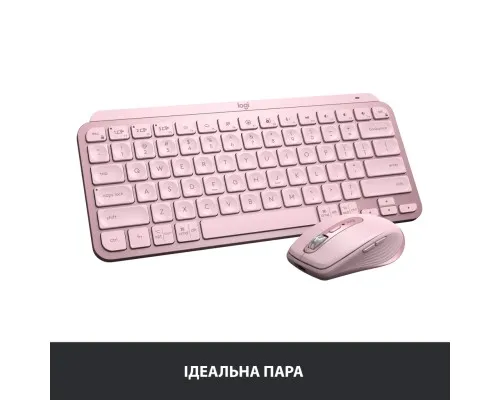 Клавиатура Logitech MX Keys Mini Wireless Illuminated UA Rose (920-010500)