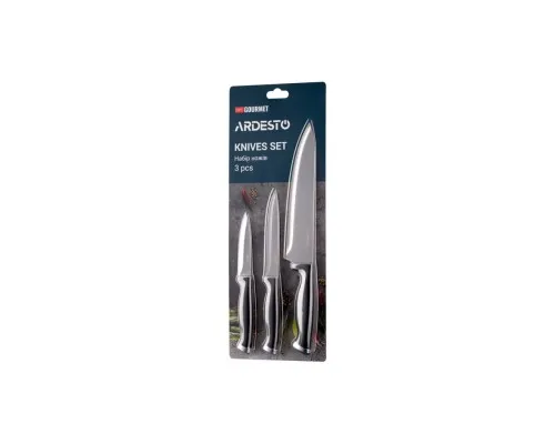 Набір ножів Ardesto Gemini Gourmet 3 шт Black (AR2103BL)