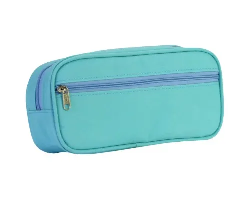 Пенал Cool For School 2 відділення Блакитний (J-2396-blue)