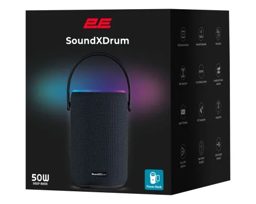 Акустическая система 2E SoundXDrum Black (2E-BSSXDWBK)