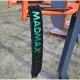 Атлетичний пояс MadMax MFB-301 Suede Single Prong шкіряний Black/Green M (MFB-301_M)