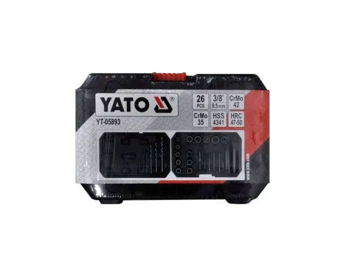Экстрактор Yato набор для винтов и штифтов 26 шт (YT-05893)