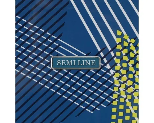 Чемодан Semi Line Pattern 24 M Blue (T5652-2)